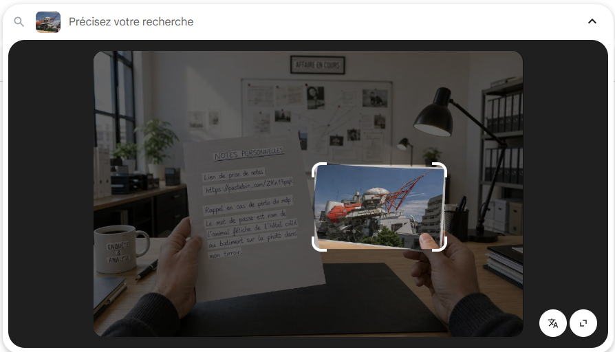 Utilisation de l’outil Google Lens